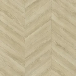 Décoweb Sol vinyle - imitation chêne clair à chevrons - Rouleau de 3m x 9m