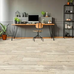 Sol Vinyle - Imitation parquet bois peint vieilli - Rouleau de 4m x 6m-Décoweb Best