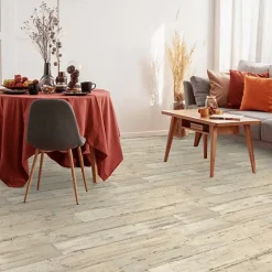 Sol Vinyle - Imitation parquet bois peint vieilli - Rouleau de 4m x 6m-Décoweb Best