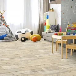 Sol Vinyle - Imitation parquet bois peint vieilli - Rouleau de 4m x 6m-Décoweb Best