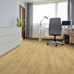 Sol vinyle effet parquet brillant bois naturel - Rouleau de 4m x 7m-Décoweb New