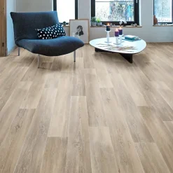 Sol vinyle effet parquet chêne scandinave blond - Rouleau de 4m x 6m-Décoweb Hot