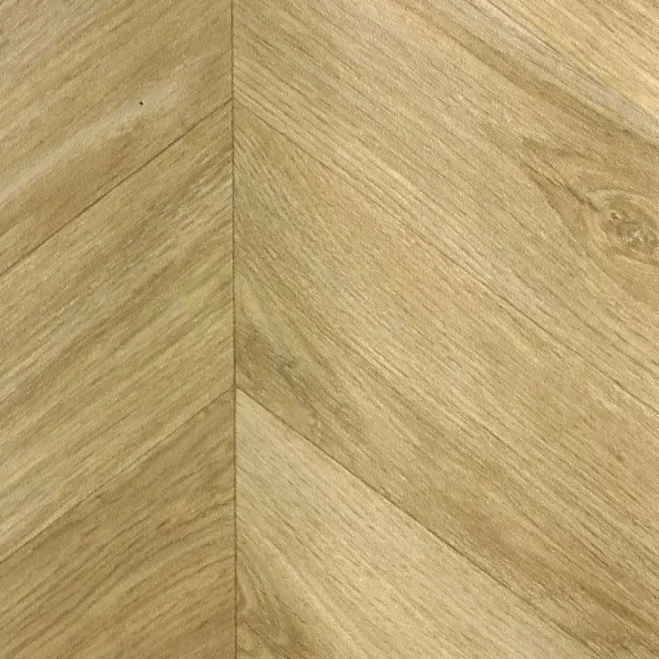 Sol Vinyle effet Parquet chevron Chêne naturel - Rouleau de 1m x 10m-Décoweb