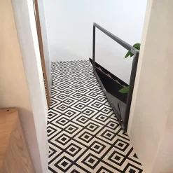 Décoweb Sol Vinyle Imitation Carrelage losange - Rouleau de 2m x 3m