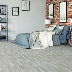 Sol Vinyle Imitation parquet gris clair - Rouleau de 4m x 4m-Décoweb Best