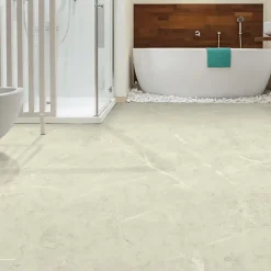 Décoweb Sol Vinyle Inspiration - Effet marbre clair - Rouleau de 2m x 7m