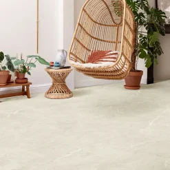 Décoweb Sol Vinyle Inspiration - Effet marbre clair - Rouleau de 2m x 7m