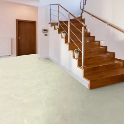 Décoweb Sol Vinyle Inspiration - Effet marbre clair - Rouleau de 4m x 3m