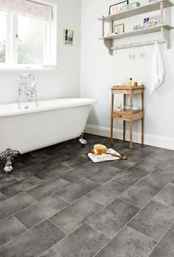 Sol vinyle rouleau Ecofloor Gris l.4 m x Ép.0,14 mm (vendu à la coupe)- Online