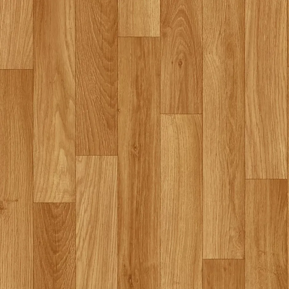 Sol vinyle rouleau Ecofloor effet chêne moyen L.4m IVC-Unilin Discount