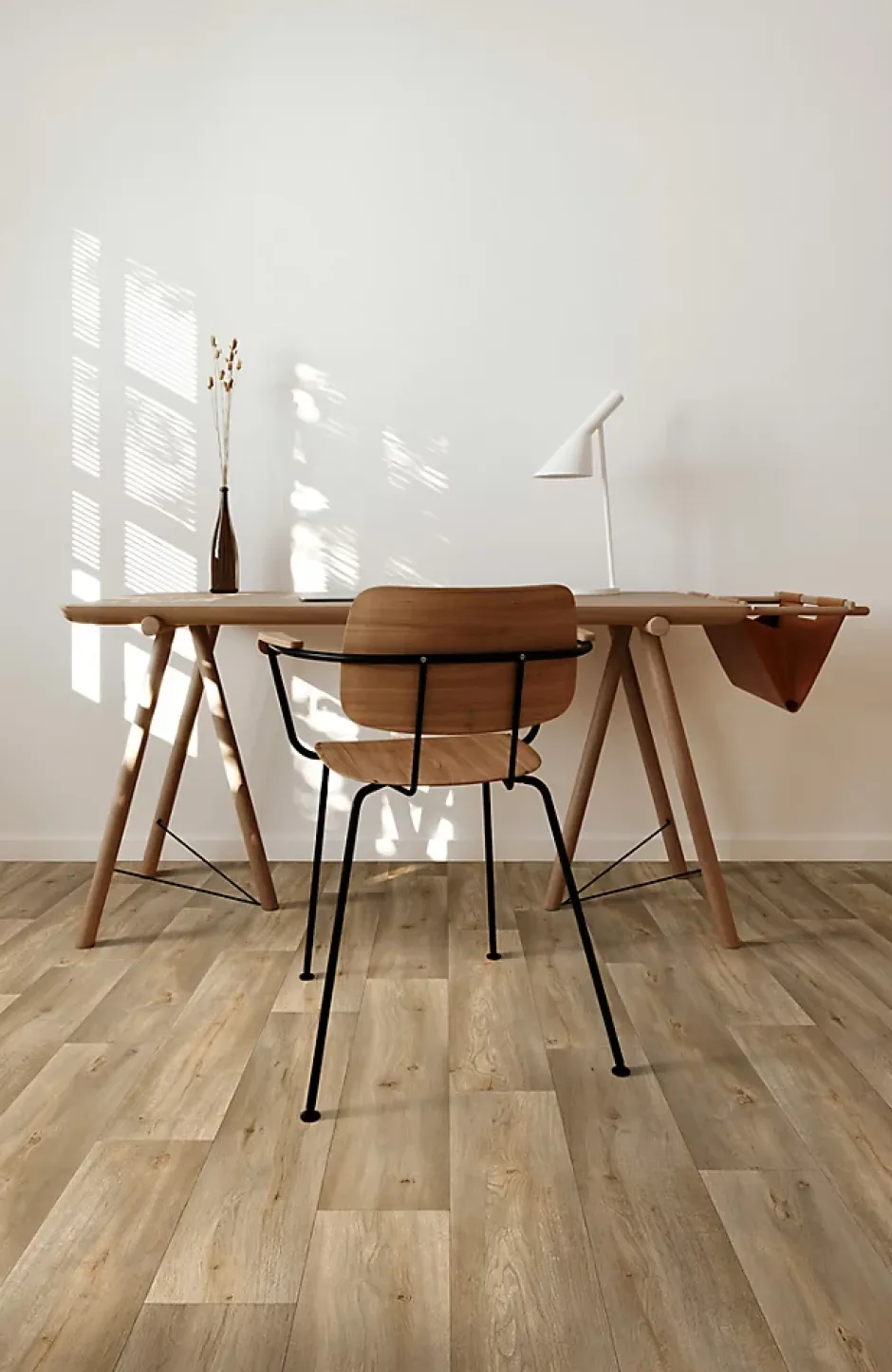 Sol vinyle rouleau Silvertex silk oak effet bois brun L.4m-Beauflor