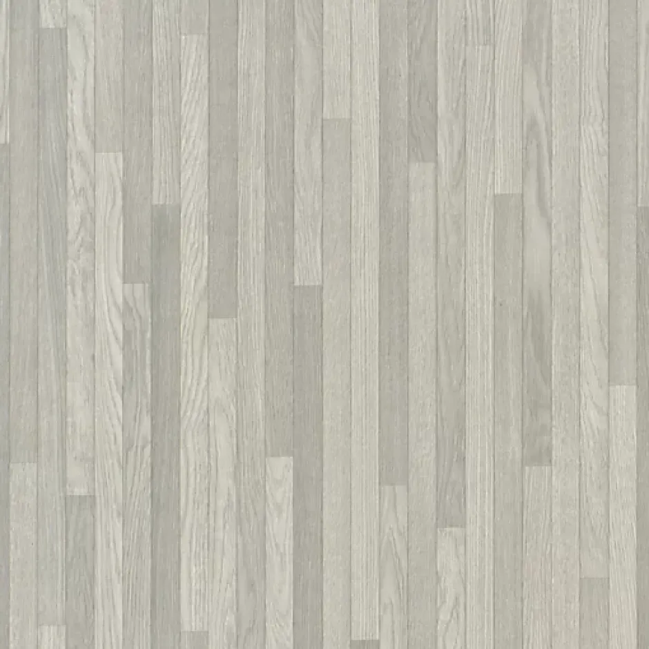 Décoweb Sol vinyle Textile - effet parquet lames étroites grises - Rouleau de 4m x 6m