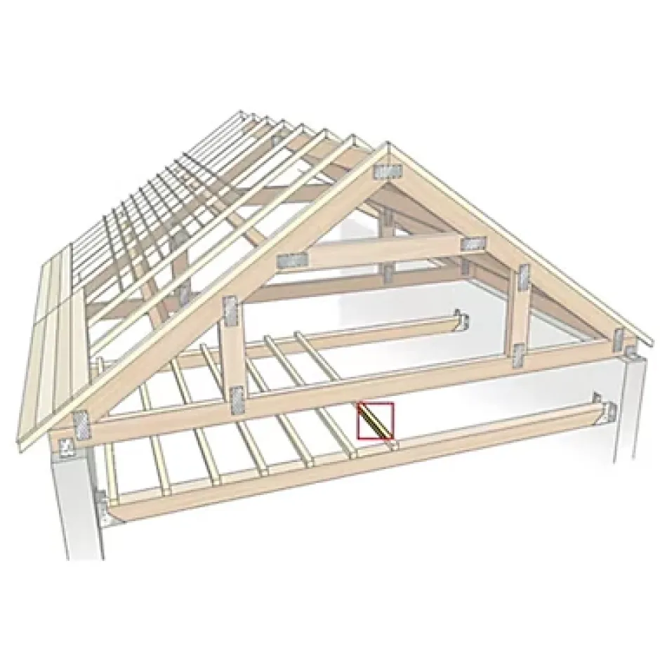 Solivette traitée 150 x 38 mm L.4 m classe 2- Hot