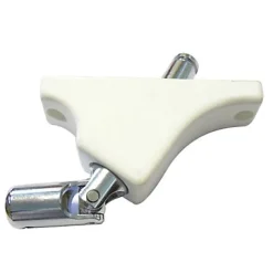 Afbat Sortie de caisson pour volet acier L.7cm H.17cm blanc