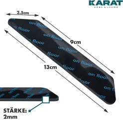 Floordirekt Sous-couche antidérapante pour tapis Louis 2,5 x 13 cm 24 pièces -