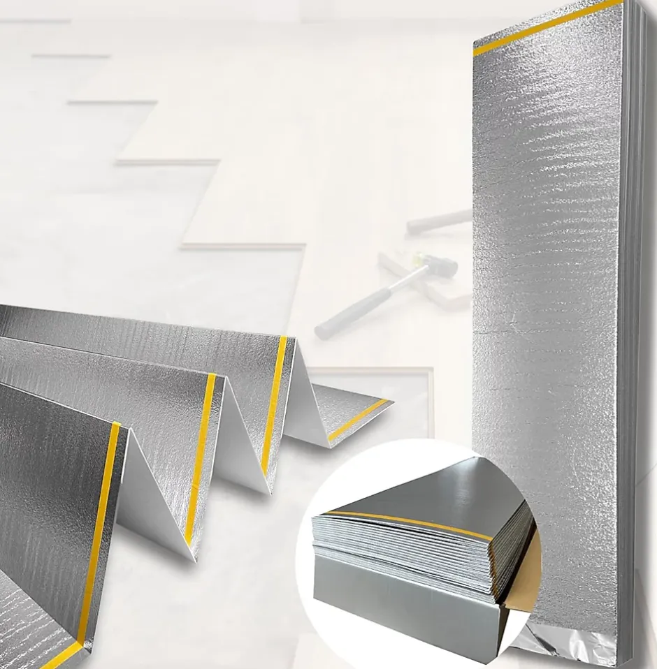 Ikhemalarka Sous-couche sol vinyle LVT 10m2 isolation phonique thermique resistance pression 400 kPa