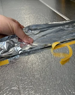 Ikhemalarka Sous-couche sol XPS 5 mm avec film PET 7m2 isolation phonique thermique et anti-choc pour parquet et moquette