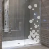 Ambiance Sticker Sticker porte de douche Petites bulles de savon 95 X 35 cm
