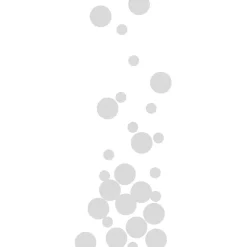 Ambiance Sticker Sticker porte de douche Petites bulles de savon 95 X 35 cm