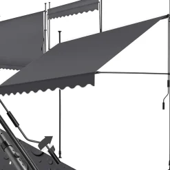 Store à pince sans perçage en polyester 250 x 180 cm gris-Tectake Sale