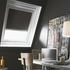 Protecta Store fenêtre de toit occultant compatible VELUX K 61x78cm MK04 gris anthracite - MADECO