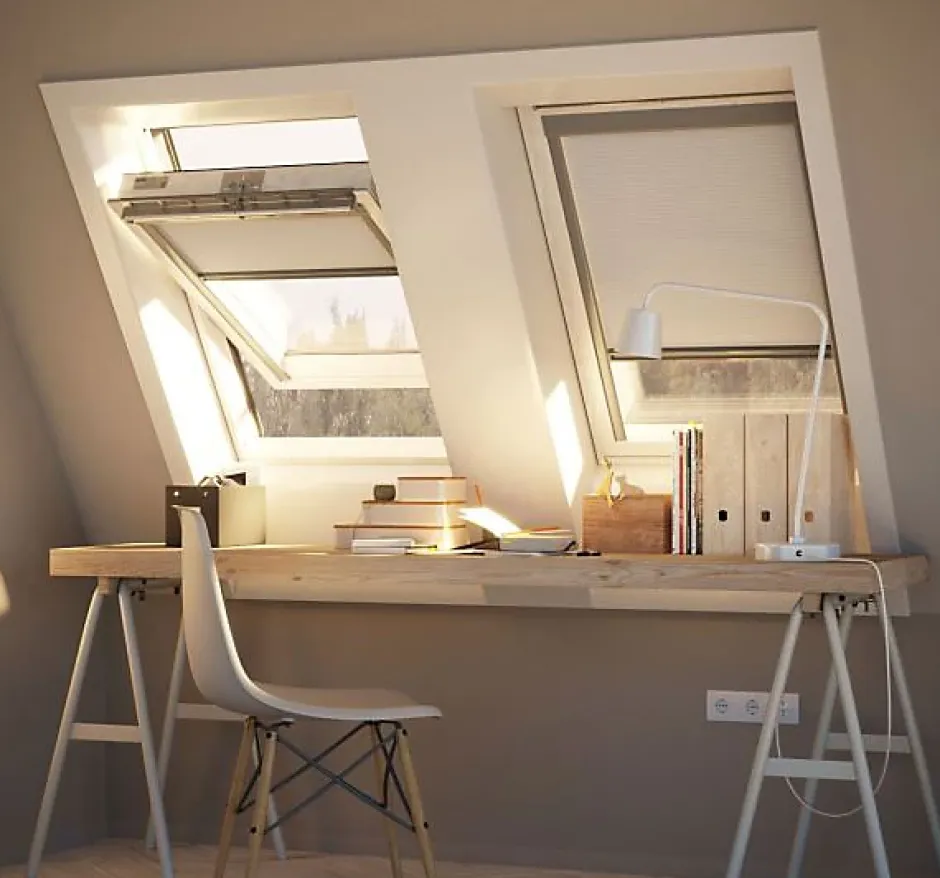 Store isolant compatible fenêtre de toit VELUX pour dimension SK08 - Blanc-Avosdim Outlet