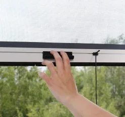 Avosdim Store moustiquaire ALU recoupable - L150 x H230cm - Blanc