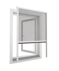 Store moustiquaire enroulable blanc pour fenêtre 80 x 130 cm- Online