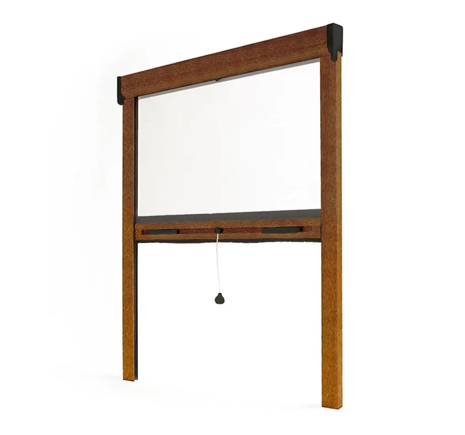 Avosdim Store Moustiquaire Recoupable LUXE - L80 x H100cm - Chêne Dôré