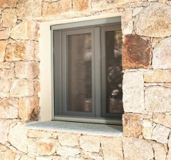 Store Moustiquaire Recoupable LUXE - L150 x H160cm - Gris RAL 7038-Avosdim Discount