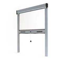 Store Moustiquaire Recoupable LUXE - L125 x H220cm - Argent-Avosdim Discount