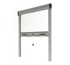 Store Moustiquaire Recoupable LUXE - L150 x H220cm - Gris RAL 7038-Avosdim