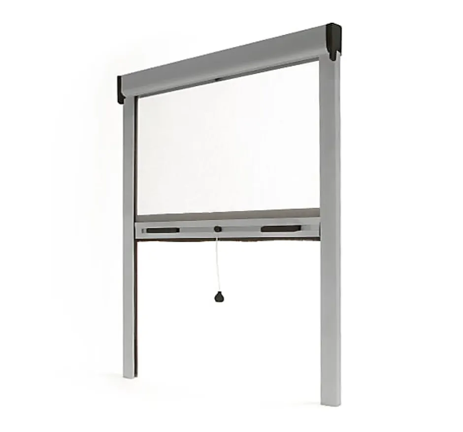 Store Moustiquaire Recoupable LUXE - L100 x H160cm - Gris RAL 7038-Avosdim