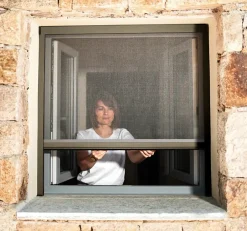 Avosdim Store Moustiquaire Recoupable LUXE - L125 x H160cm - Bronze