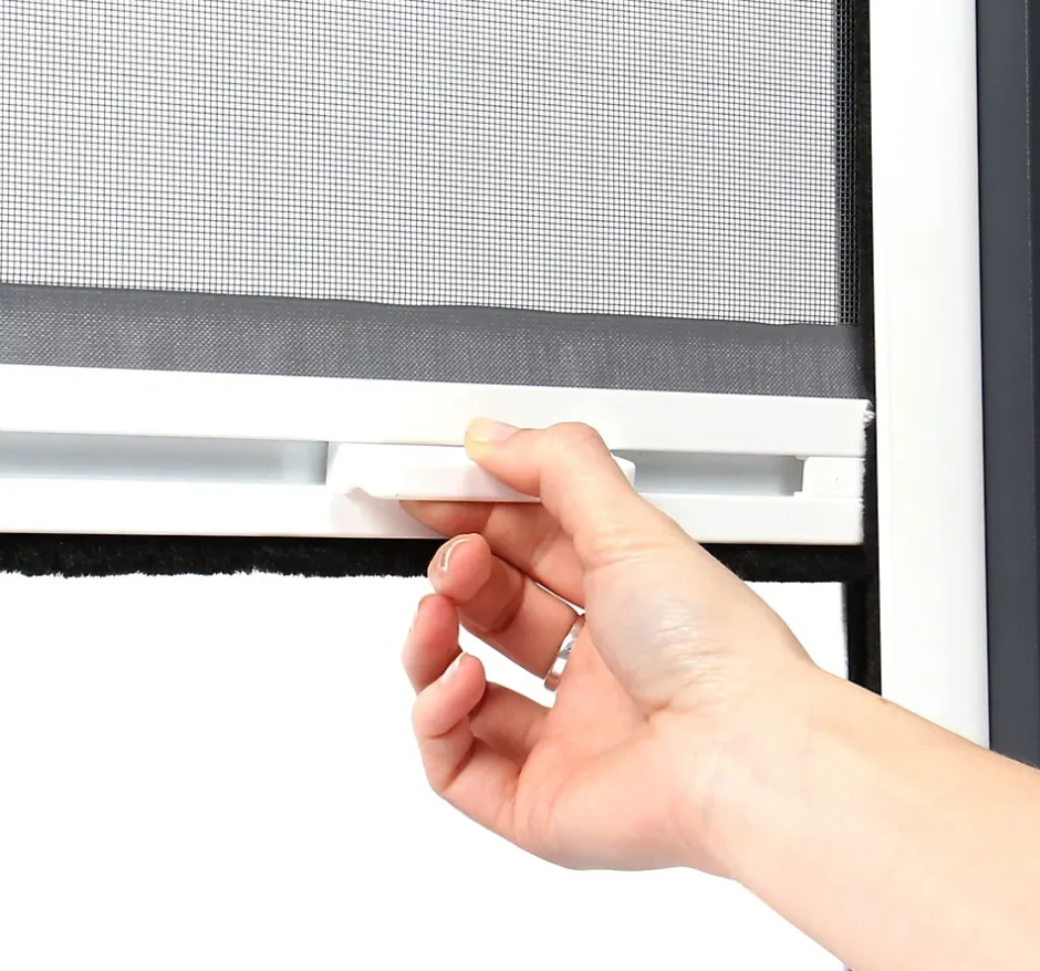 Store Moustiquaire Recoupable LUXE - L125 x H220cm - Gris RAL 7016-Avosdim Clearance