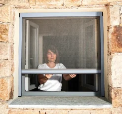 Avosdim Store Moustiquaire Recoupable LUXE - L80 x H100cm - Argent