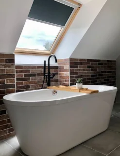 Avosdim Store occultant compatible fenêtre de toit VELUX pour dimension 308 ou M08 ou 2 - Bleu