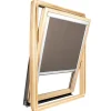 Avosdim Store occultant pour fenêtre de toit ROTO - Taupe - avec un vitrage de H 103,5 x 100 cm
