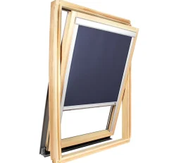 Store occultant pour fenêtre de toit ROTO - Bleu - avec un vitrage de H 103,5 x 100 cm-Avosdim Outlet