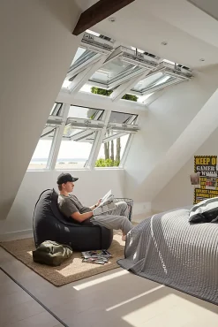 Store pare-soleil extérieur fenêtre de toit MHL 5060 CK00 gris-Velux