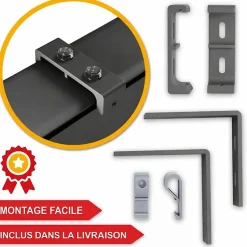 Store Vertical 160x250cm extensible avec manivelle intérieur et extérieur balcon et terre-Bb Loisir Sale