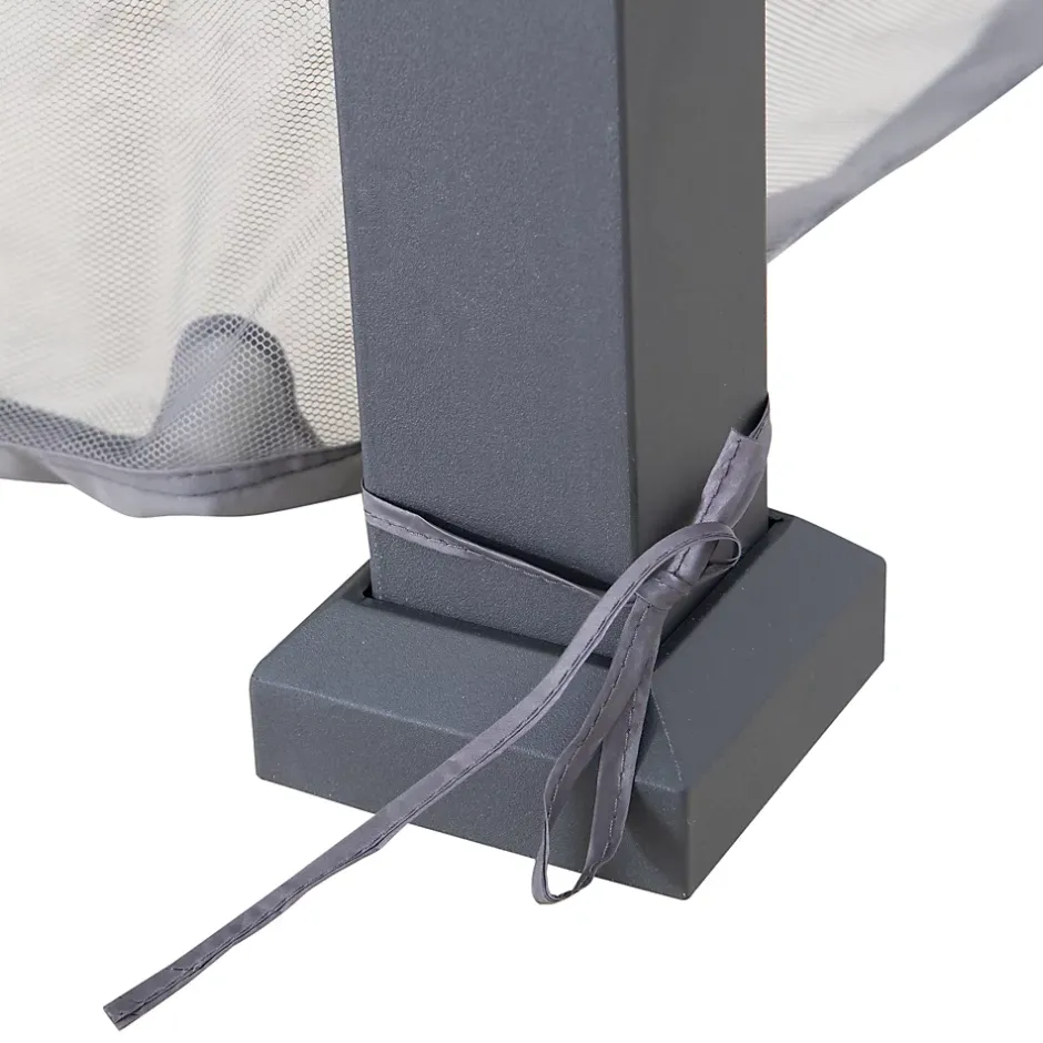 Sunjoy Filet pour tonnelle en bois de cèdre 300cm x 300cm