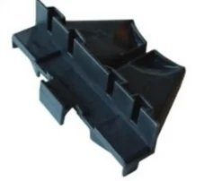 Jouplast Support habillage latéral pour plot dalle et lambourde - Noir