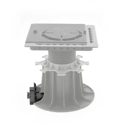 Jouplast Support habillage latéral pour plot dalle et lambourde - Noir