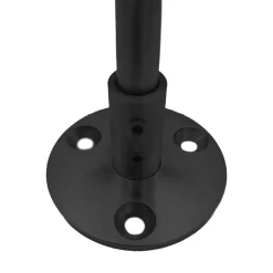 Support mural de rampe d’escalier ajustable acier noir-Fortia Sale