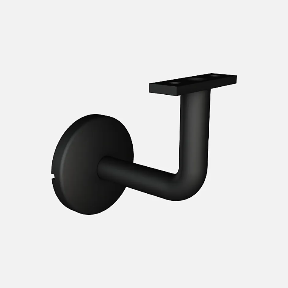 Support pour main courante murale aluminium noir, Opalu-Kordo Sale