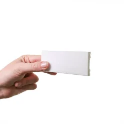 Orac Decor SX162 Moulure multifonctionnelle Axxent - 4x1x200cm (h x p x l) - plinthe décorative Pack 2 pièces / RAL9003