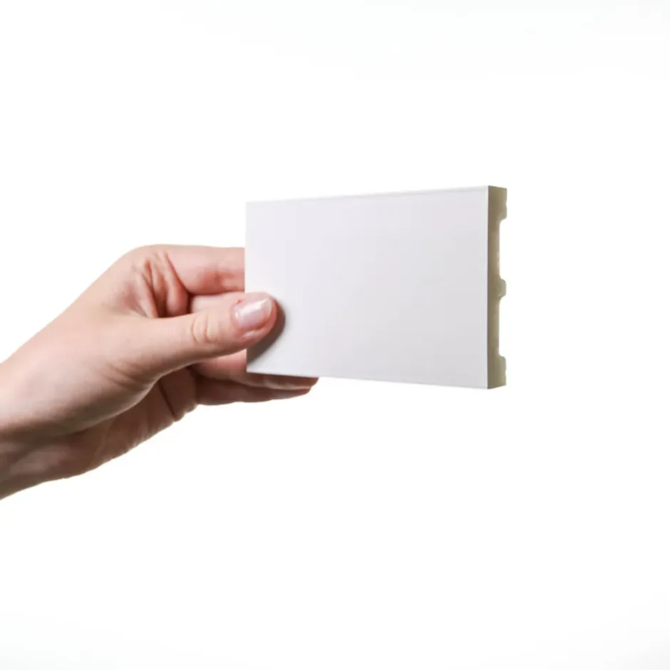 SX157 Plinthe - 6,5x1,3x200cm (h x p x L) - plinthe décorative polymère Pack 2 pièces / RAL9003-Orac Decor Online