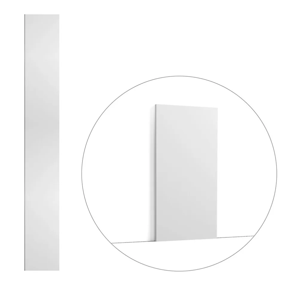 Orac Decor SX207 SQUARE Plinthe - 25 x 1,3 x 200cm (h x p x L) - plinthe décorative polymère Pack 2 pièces