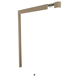 Système coulissant avec habillage pour porte en bois- Outlet